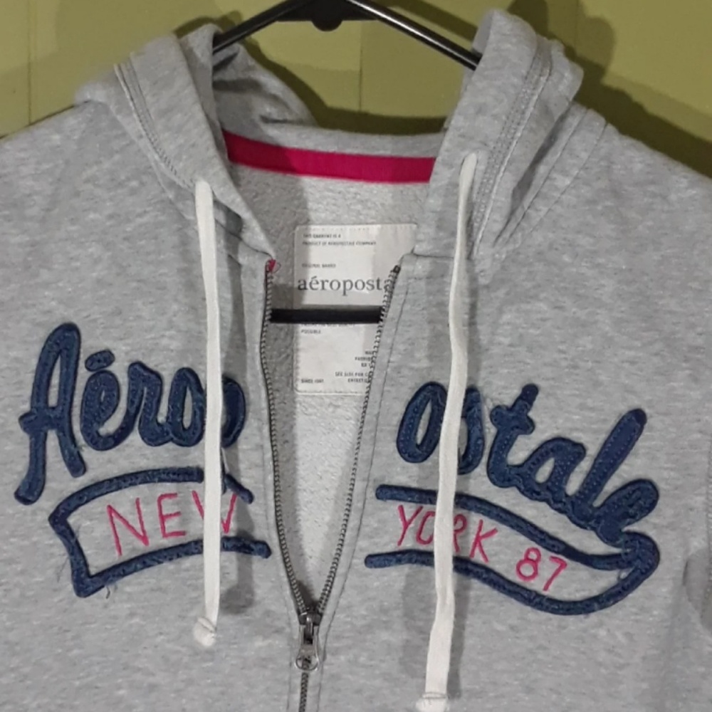 AEROPOSTALE JACKET HOODIE GIRLS MEDIUM SIZE